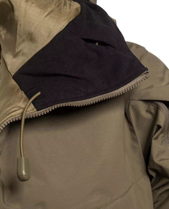 Windproof Hooded Men's Warm Windbreaker Jacket with Zipper Front Logo Standard Thickness Winter - Product Image 5