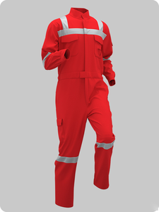 Combinaison de sécurité ignifuge de haute qualité en polyester et coton, antistatique, imprimée numériquement, pour le travail - Product Image 4