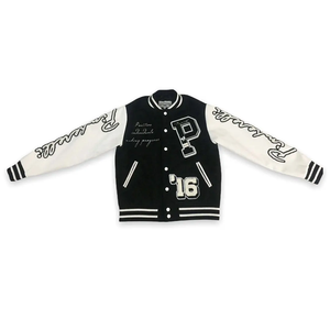 New Custom Design Men's Varsity Baseball <b>Jacket</b> 100% Cotton Soft Shell Microfleece Plus Size <b>Winter</b> Fashion - Product Image 1