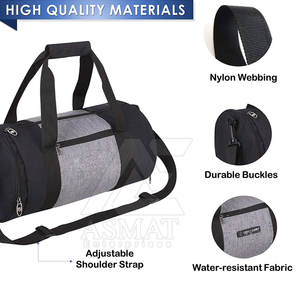 Sac de transport durable pour équipement de sport, grande capacité, avec poche pour chaussures, pour entraînement et fitness - Product Image 2