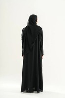 Abaya musulmane de luxe moderne grande taille, robe de voyage traditionnelle et modeste, vêtements d'été brodés haut de gamme pour femmes, vente en gros