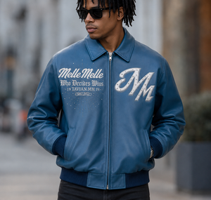Chaqueta de Cuero Casual para Hombre de Alta Calidad, Fabricante OEM ODM para Distribución Mayorista en Todo el Mundo, Chaqueta de Cuero Personalizada para Carreras - Product Image 2