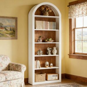 Libreria Alta in Legno, Arredamento Versatile per Soggiorno, Camera da Letto, Hotel e Supermercato con Eccellente Funzione di Stoccaggio - Product Image 1