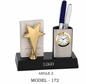 Metal Portable Desktop <b>Trophy</b> Complete Set with Clear Finish and UV Printing for Office Use Featuring Customized Logo - Product Image 6