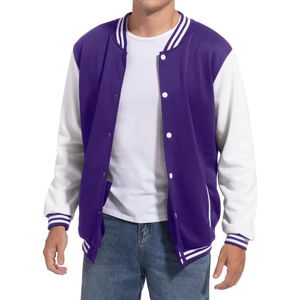 Custom Plus Size Men's Casual Sports Varsity <b>Jacket</b> Outdoor <b>Winter</b> Streetwear Wholesale Canvas Front Logo <b>Waterproof</b> - Product Image 1