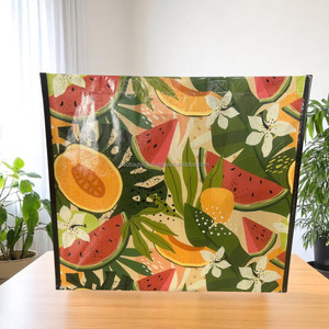 Alta calidad logotipo personalizado impreso no tejido tamaño mediano hombro cierre Tote bolsas de compras PP mango Vietnam laminado al por mayor - Product Image 1