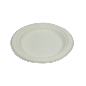 Taiwan Biodegradable Compostable Round Plate 7g,D155xH15mm Factory made 100% biodegradable - Product Image 1