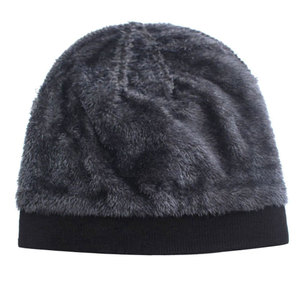 Bonnet d'hiver pour homme et femme, doublé polaire, bonnet tricoté chaud, bonnet souple, logo personnalisé, bonnet d'hiver, vêtements de sport d'extérieur - Product Image 3