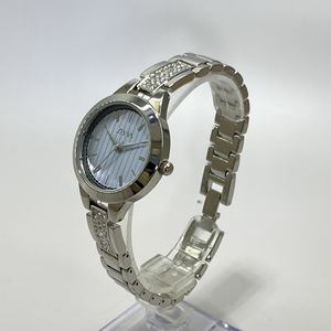 Montre à quartz pour femme Z2479-B, boîtier rond en alliage, cristaux tchèques sur le bracelet - Product Image 4