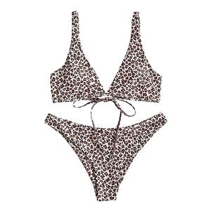 Bikini de Mujer de Alta Gama, Totalmente Estampado, para Uso en Verano, en Venta en Línea, Nueva Moda 2025, Conjunto de Bikini para Dama en Color Sólido - Product Image 1