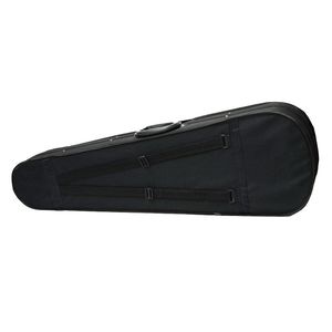 Durable Black Cloth Fluff Triangle Shape Case with Silver Gray Lining Protective <b>Musical</b> <b>Instrument</b> Bag for 4/4 Violin - Product Image 3