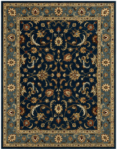 Alfombra de Lana Azul Hecha a Mano de Primera Calidad, Alfombra Floral Persa Tradicional, Tamaño Personalizado para el Hogar, Hoteles y Cafeterías, 2026 - Product Image 1
