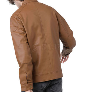 Vestes en cuir pour hommes en vente au meilleur prix, respirantes, imperméables, grandes tailles, avec logo unique, vestes pour hommes - Product Image 2