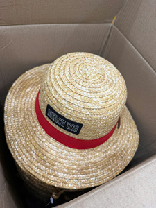 Chapeau Bob en Paille de Palmier Naturelle Tressée avec Œillets et Ruban Réglable pour le Menton, Idéal pour les Voyages en Plein Air, la Plage et l'Été - Product Image 3