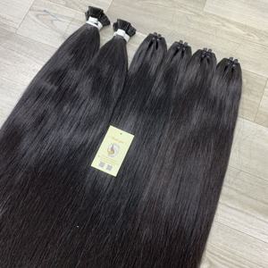 Paquet de cheveux de trame de cheveux naturels noirs 12A bruts droits à double étiré doux trame de cheveux humains vietnamiens de génie - Product Image 3