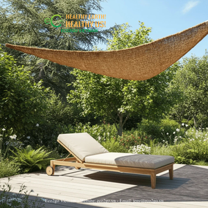 Couverture de pergola rustique en fibre de coco naturelle tressée, respirante et écologique, pour terrasse et café - Product Image 6