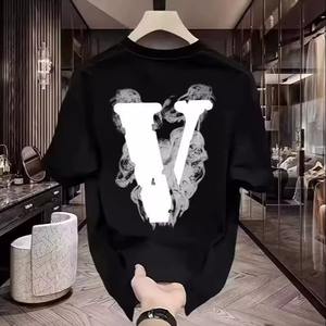 เสื้อยืดแขนสั้นพิมพ์ลายผ้าฝ้ายแท้สำหรับผู้ชาย เสื้อยืดคอกลมฤดูร้อนใหม่สำหรับผู้ชาย - Product Image 3