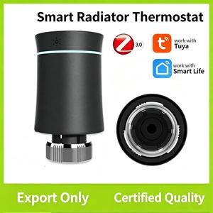 Válvula Termostática Inteligente Zigbee (TRV) con Pantalla Digital para Control de Temperatura de Calefacción por Suelo Radiante en Hogares y Hoteles - Product Image 3