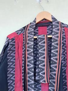 Kimono sari en soie Kimono en soie pour femme Robe de chambre faite à la main - Product Image 2