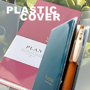 Recycled Paper Hardcover <b>A5</b> Leather <b>Notebook</b> Custom Planner - Product Image 6