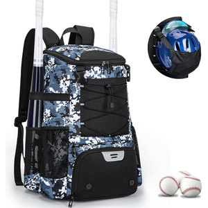 Bolsa de Béisbol OEM para Jóvenes y Adultos, Mochila de Softbol de 40L de Gran Capacidad, con Compartimento para Zapatos y Soporte Oculto para Casco - Product Image 1