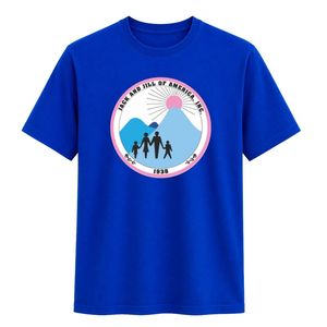 Camiseta Azul Rey de Algodón, Cuello Redondo, Manga Corta, Unisex, Ropa Casual, Cómoda para Uso Diario, Clásica y Básica - Product Image 1