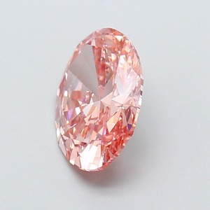 Diamant CVD rose vif fantaisie de forme ovale de luxe, cultivé en laboratoire, 2,5 carats, clarté VS2, polissage excellent, diamant non monté pour bijoux - Product Image 2
