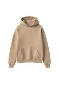 Sudadera con Capucha Extra Grande para Hombre, Color Sólido, Algodón French Terry, Estilo Casual Otoñal - Product Image 3