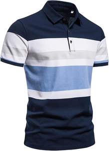 Chemises en tricot de qualité supérieure, fabrication sur mesure de marque, manches courtes, pour hommes, décontractées, vente en gros - Product Image 2