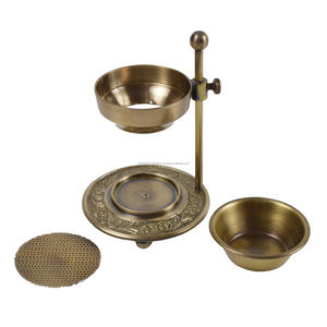 Antique Brass Incense Burner Indoor Decor Tableware High Quality Incense Burner Natural Fragrance Design <b>Coil</b> Incense Holder - Product Image 2
