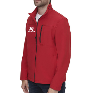 Chaqueta de Uniforme Escolar Tipo Softshell con Impresión de Logotipo Personalizado, Tela Resistente al Viento y Opciones de Color Rojo 2026 - Product Image 4