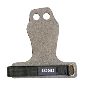 Agarre con 2 orificios y cierre ajustable de gancho y bucle para levantamiento de pesas y entrenamiento de fuerza. Agarre de gimnasia de 2 orificios, soporte unisex. - Product Image 5