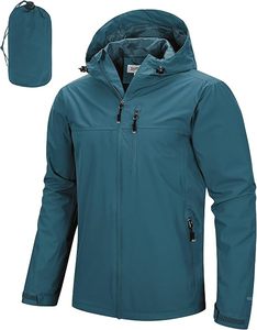 Hemistyles Men's <b>Waterproof</b> Windproof <b>Long</b> Stand Collar Bomber Jacket-Stylish & Practical - Product Image 1