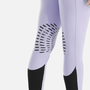 Nouvel Arrivage Pantalon d'équitation pour femme avec assise intégrale en silicone, Legging d'équitation noir en Spandex, Faible MOQ, Vente en gros, OEM - Product Image 5