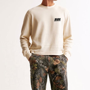 Chemise à manches longues en coton 100% avec logo personnalisé - Tissu gaufré pour homme - Décontractée, respirante, écologique, durable, col rond - Product Image 4