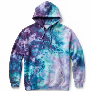 Sudaderas con Capucha Tie Dye para Hombre, Hechas con Materiales Duraderos, Tejido Suave, Marca Privada, Nuevo Diseño, Más Vendidas - Product Image 1