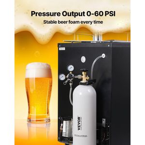 Nuova Bombola di CO2 in Lega di Alluminio da 15 Libbre con Rivestimento a Spruzzo Leggero, Valvola CGA320, Maniglia Regolabile, Cilindro di Gas Pressurizzato - Product Image 4