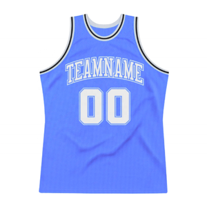 Custom <b>Blue</b> Basketball Jersey Name Number Heat-Transfer Printed 100% Polyester Quick Dry Breathable <b>Mesh</b> Unisex Adult Tank <b>Top</b> - Product Image 2