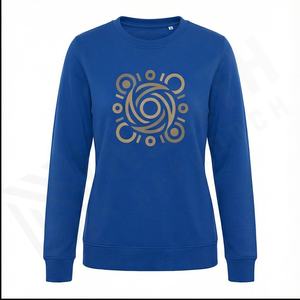 Heavyweight <b>Sweatshirt</b> French Terry <b>Vintage</b> Blank Acid Wash Distressed Oversize Crewneck Hoodies Fall Winter Women <b>Sweatshirt</b> - Product Image 2