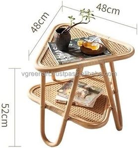Vente en gros de table basse et de table d'appoint en bambou écologique et minimaliste pour la décoration du salon Type debout - Product Image 3