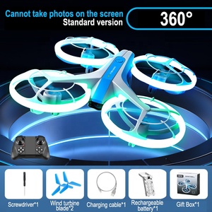 Led marquee xuyên biên giới V33 Camera kép 6K HD trên không UAV <span class=keywords><strong>Quadcopter</strong></span> điều khiển từ xa máy bay đồ chơi nhựa thân thiện với người mới bắt đầu - Product Image 5