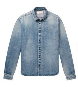 Chemises en jean pour hommes à prix d'usine, décontractées, délavées, boutonnées, manches longues, confortables, tendance, vente en gros, fournisseur en vrac, 100% coton - Product Image 3