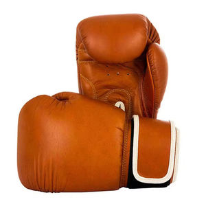 Gants de boxe en cuir de qualité supérieure en gros, logo personnalisé imprimé à chaud, respirants, fermeture à lacets, faible MOQ, gants de combat MMA - Product Image 3