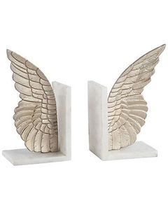 Juego de sujetalibros de escultura moderna, soporte decorativo para libros, organizador de escritorio para oficina y hogar - Product Image 3