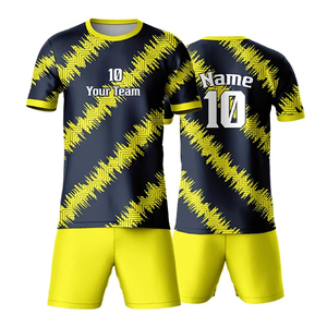 ชุดฟุตบอลน้ำหนักเบา ระบายอากาศได้ดี สวมใส่สบาย เสื้อแขนสั้นและกางเกงขาสั้น ชุดยูนิฟอร์มฟุตบอล - Product Image 4