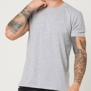 Camisetas de Algodón Orgánico Grueso con Logotipo Personalizado en el Cuello, Camisetas Personalizadas de Alta Calidad, Camiseta Extra Grande para Hombre - Product Image 4