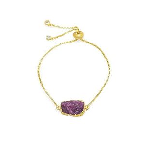 Bracelet perlé en cuivre certifié, écologique, au design classique, pour femmes et hommes, avec cristal de guérison et pierre de Reiki - Product Image 2