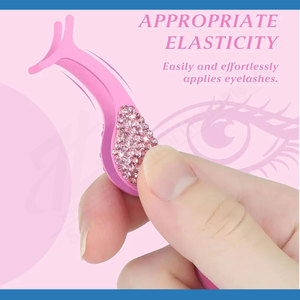 Pinzas Aplicadoras de Pestañas de Acero Inoxidable, Herramienta de Precisión Antiestática para Pestañas Postizas, Color Personalizado, Logotipo, Maquillaje de Belleza - Product Image 4