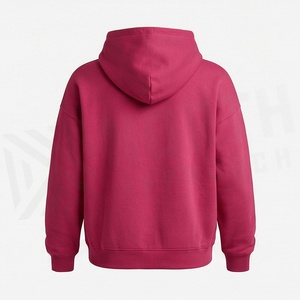Sweat-shirts à capuche oversize en molleton de coton pour femmes, personnalisables avec logo, grandes tailles, streetwear d'hiver, vente en gros - Product Image 2