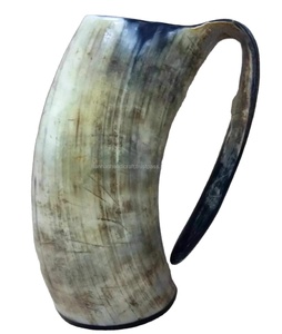 Cuenco Vikingo para Beber, Hecho a Mano, Estilo Animal, Portátil, de la Mejor Calidad, con Base de Madera, Más Vendido, Precio Económico - Product Image 3